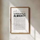 Poster Psaume 91 NKJV