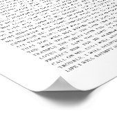 Poster Psaume 91 NKJV Bible Verse (Coin)