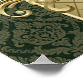 Poster Psaume 92:12 Église maronite Cèdre du Liban (Coin)