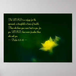 Poster Psaume 9:9-10