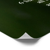 Poster Psaume biblique 23 versets de l'Écriture. jonquill (Coin)