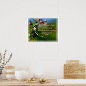 Poster Psaume colibri 121:7-8 (Cuisine)