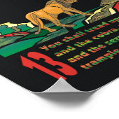 Poster Psaume illustrée 91 (Coin)