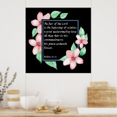 Poster Psaumes 111:10 (Cuisine)