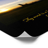 Poster Psaumes 119:105 (Coin)