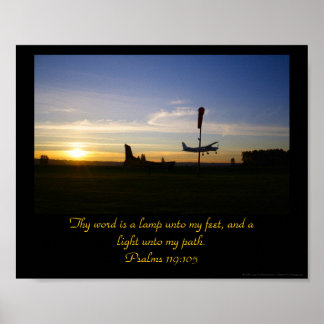 Poster Psaumes 119:105