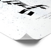 Poster Psaumes 16,11, Vous me faites connaître le mode de (Coin)