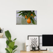 Poster Psaumes 1:1-3 Écritures Imprimer (Bureau à domicile)