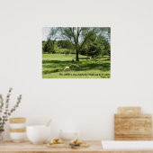 Poster Psaumes 23:1 (Cuisine)