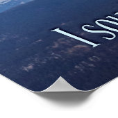 Poster Psaumes 34:4 panorama (Coin)