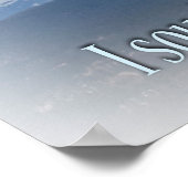 Poster Psaumes 34:4 vignette panoramique (Coin)