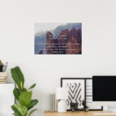 Poster Psaumes 61:1-2 (Bureau à domicile)