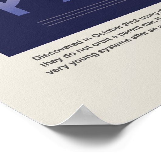 Poster PSO J318.5-22 - Tourisme spatial (Coin)