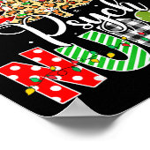 Poster Psych Nurse Xmas Tree Leopard Red Plaid Christmas  (Coin)