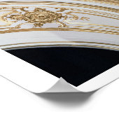 Poster Psyche et Cupidon, panneau de plafond du Salon de (Coin)