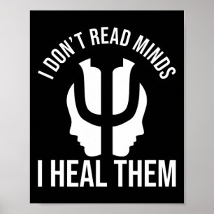 Poster Psyché santé mentale - Psychothérapeute