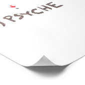 Poster Psyche to Scale (Coin)