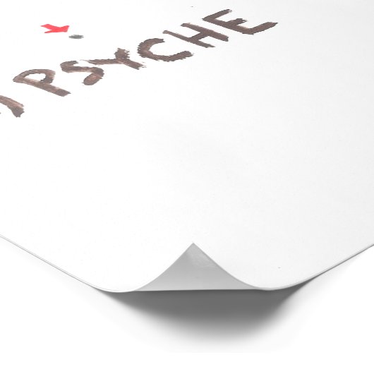 Poster Psyche to Scale (Coin)