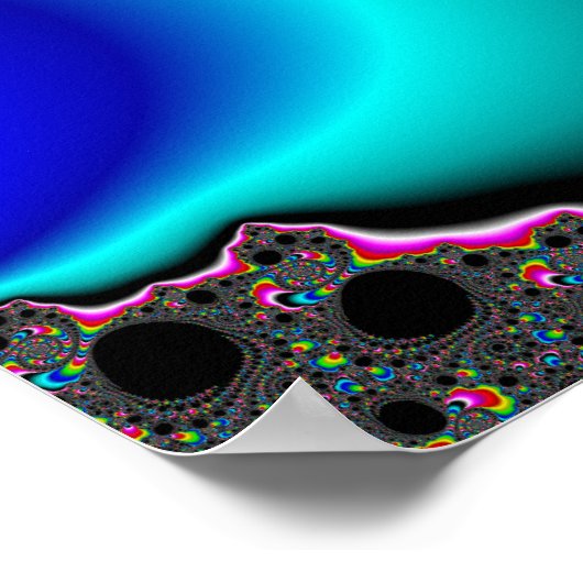 Poster Psychedelace - Fractale (Coin)