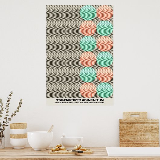 Poster Psychedelia Standard Ad Infinitum (Cuisine)