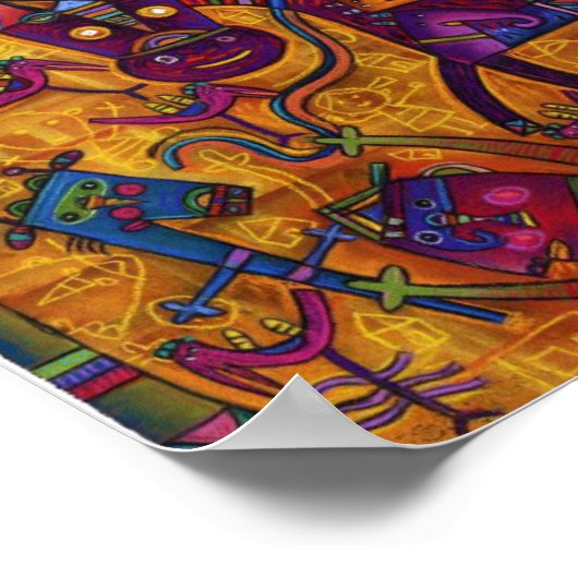 Poster - Psychedelic Art (Hoek)