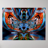 Poster Psychedelic DragonFly (Devant)