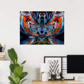 Poster Psychedelic DragonFly (Bureau à domicile)
