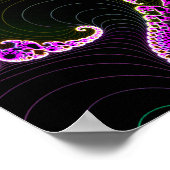 Poster: Psychedelic Fractal Vortex Poster (Hoek)