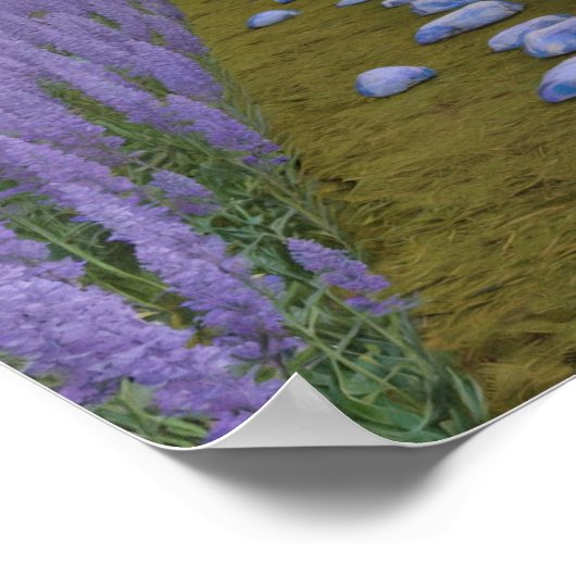 Poster Psychedelic Garden Path (Coin)