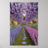 Poster Psychedelic Garden Path (Devant)