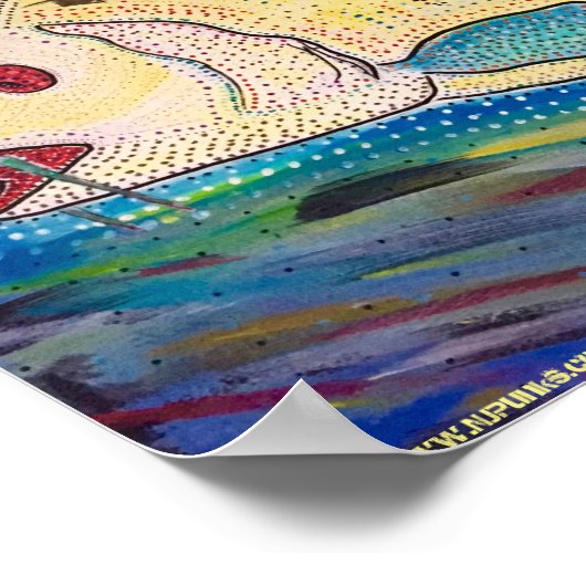 Poster Psychedelic Karp (Coin)