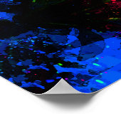 Poster Psychedelic Peace Turtle (Coin)