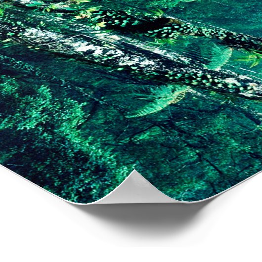 Poster Psychedelic Rainforest (Coin)