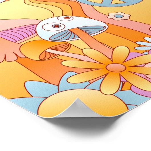 Poster Psychedelic Summer Dream (Coin)