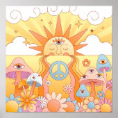 Poster Psychedelic Summer Dream (Devant)