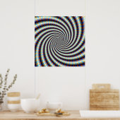 Poster Psychedelic Swirl (Cuisine)