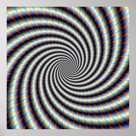 Poster Psychedelic Swirl (Devant)