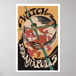 Poster Psychedelic Zamrock WITCH Indianapolis