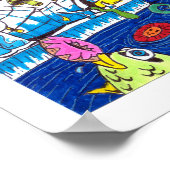 Poster psychédélique #1 (Coin)