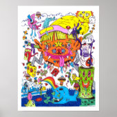 Poster psychédélique #1 (Devant)