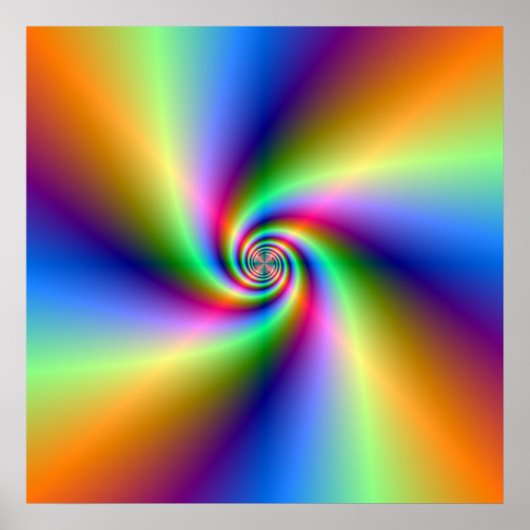 Poster psychédélique à quatre vents (Devant)