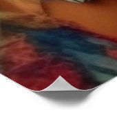 Poster Psychédélique Africain-Américain Vibrant (Coin)