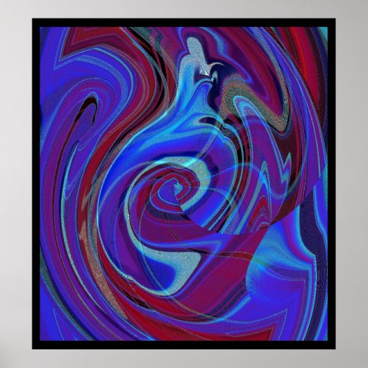 Poster psychédélique américain de faisan (Devant)