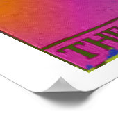 Poster psychédélique de la carte de tarot homme pe (Coin)