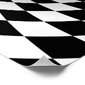 Poster psychédélique des Carrés hypnotiques (Coin)