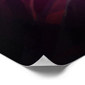 Poster Psychédélique Dreamy Girl - Peinture Surréaliste (Coin)