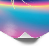 Poster Psychédélique folle Psychonaut Kitty Cat (Coin)