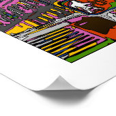 Poster Psychedélique NYC : Union Carré Building, St Sign  (Coin)