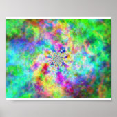 Poster Psychédélisme en couleurs (Devant)