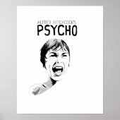 Poster Psycho Alfred Hitchcock (Devant)